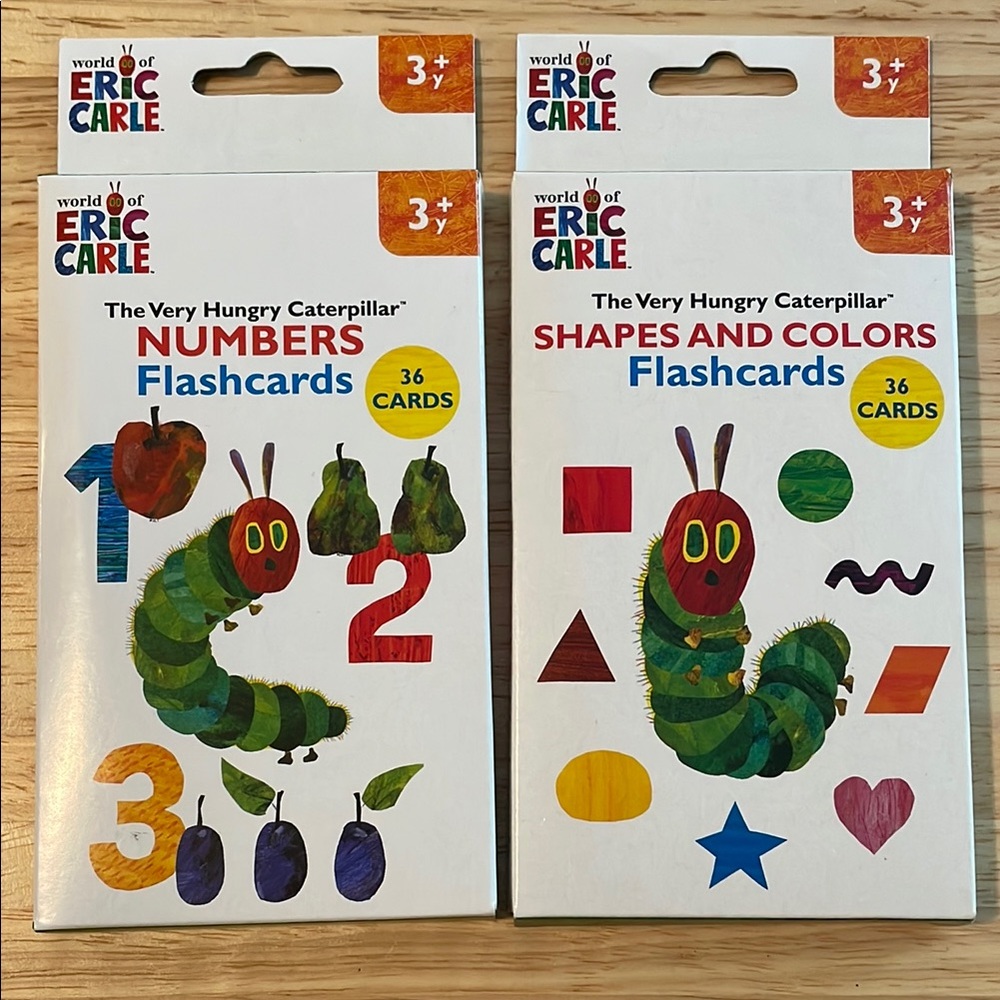 Eric Carle Flashcards - Numbers, Shapes, and Colors.